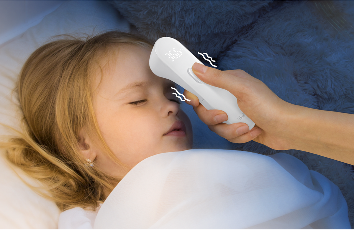 Wireless No-Contact Infrared Forehead Thermometer